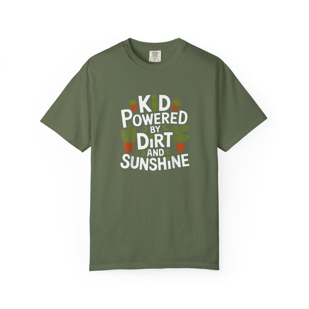 Kid Powered By Dirt & Sunshine T-shirt